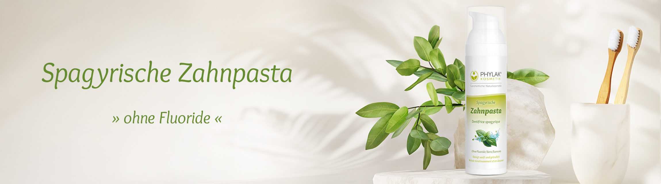 Unsere neue spagyrische Zahnpasta